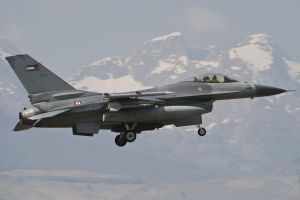 aviano april 17  2011 lion61 f 16a 677 6thsquadron al azraq ab  jordan rtb